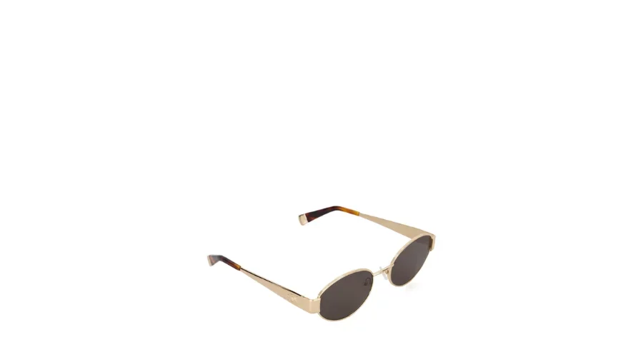 Dune London Metal Oval Sunglasses