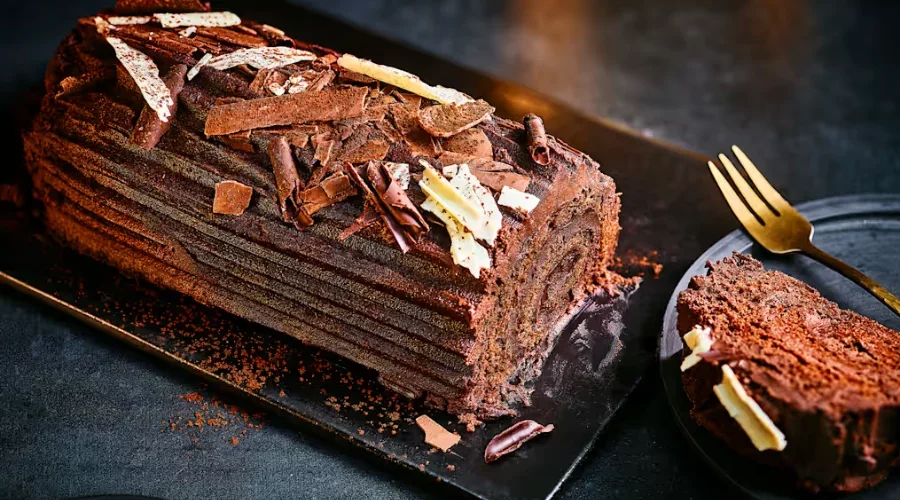 M&S Collection Made Without Wheat Chocolate Yule Log