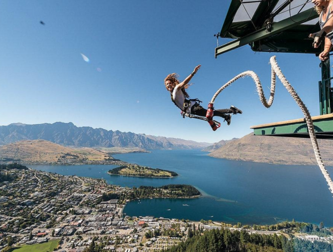 New Zealand Southern Alps Bungee