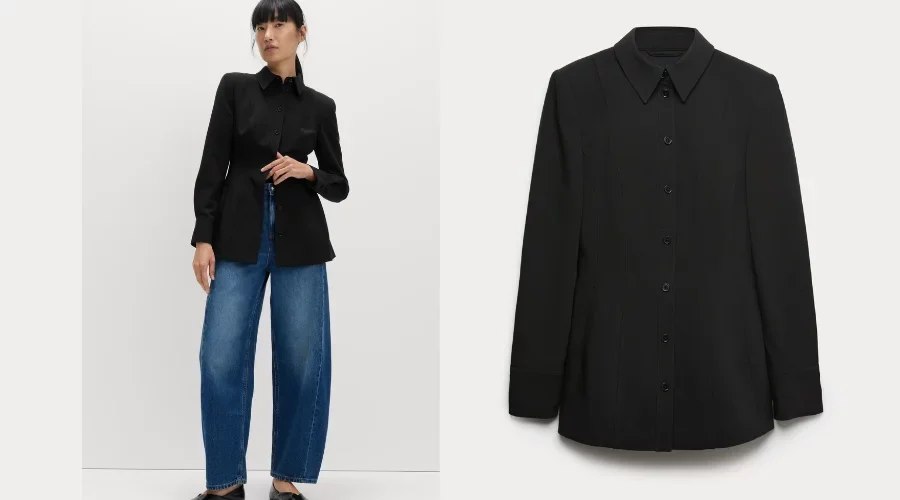 Tailored Cinched Waist Blazer (1)