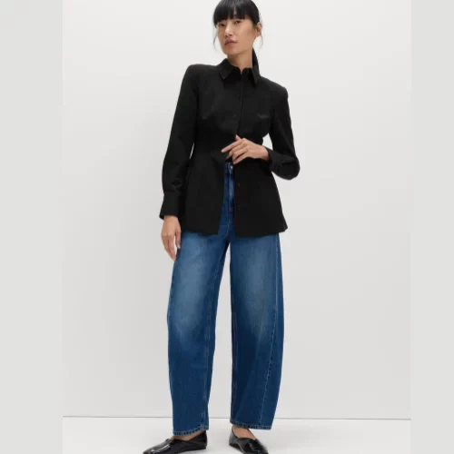 Tailored Cinched Waist Blazer